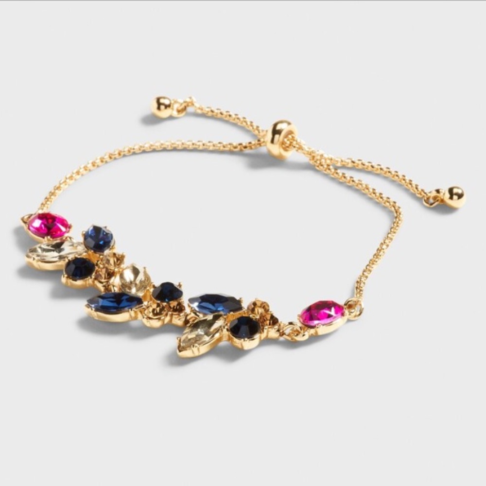 Banana Republic gemstone & gold tone bracelet
